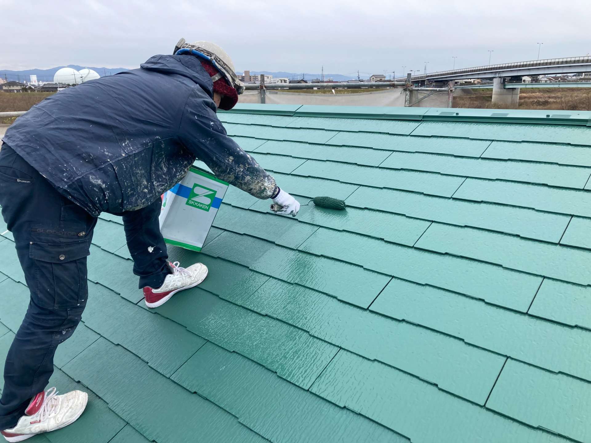 【京都市　下京区】屋根塗装をしました